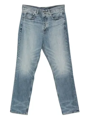 джинсы с нашивкой-логотипом