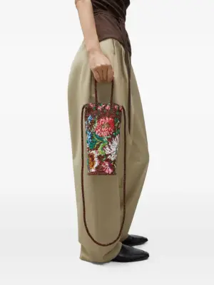 Сумка на плечо Peonia с бисерной отделкой