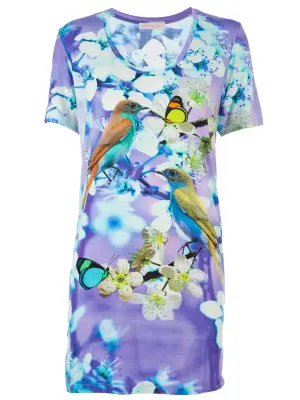 Платье с принтом