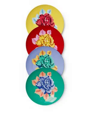 Набор Indian Tiger из четырех десертных тарелок