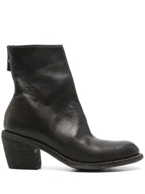 Кожаные ботинки