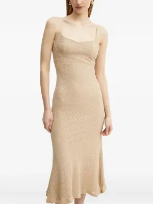 Фактурное платье миди Rochie