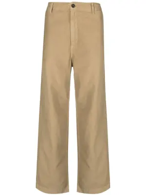 Широкие брюки средней посадки