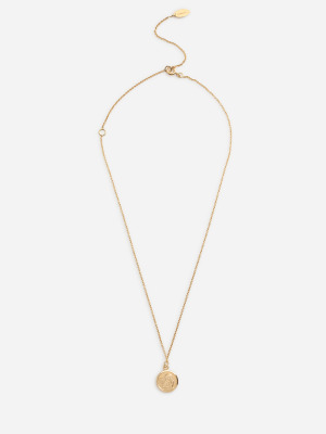 Детское ожерелье из жёлтого золота 18 карат