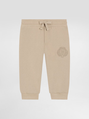 Флисовые брюки с вышивкой Dolce&Gabbana