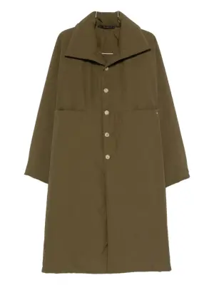 Однобортное пальто