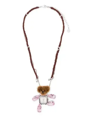 Колье с кристаллами