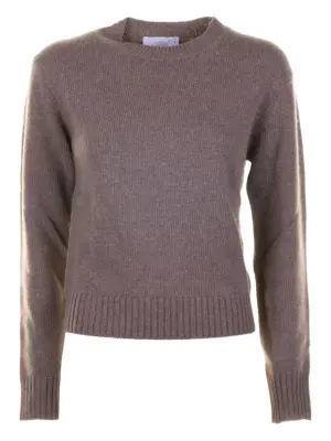 Рифленый кашемировый свитер