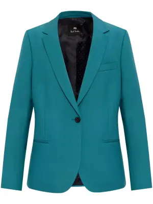 Шерстяной однобортный пиджак