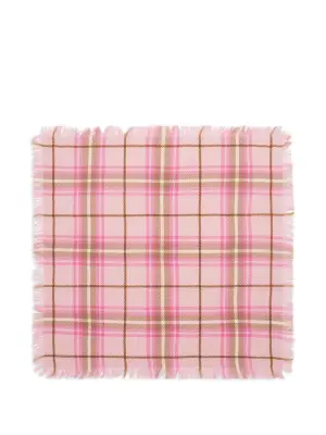 Клетчатый шарф из тканого материала