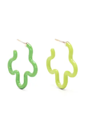 Непарные серьги Flower-Power