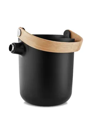 Чайник с бамбуковой ручкой (20 x 15 см)