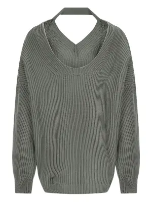 свитер Arctic Love с вырезом халтер