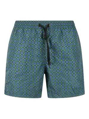 Patterned swim shorts