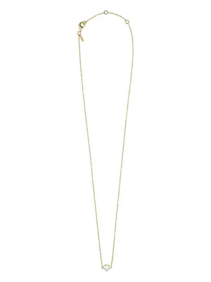 Колье с кулоном в форме сердца