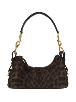 Сумка на плечо с леопардовым принтом