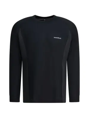 Футболка с длинными рукавами и контрастными вставками