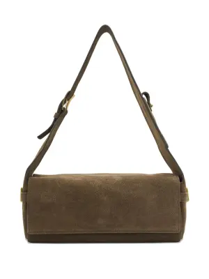 Сумка из замши с застёжкой-пряжкой