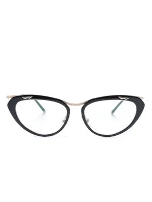 очки в оправе 'кошачий глаз'