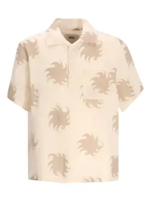 рубашка с короткими рукавами и принтом