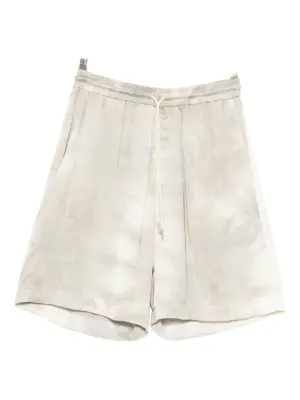 Шорты с кулиской и принтом тай-дай