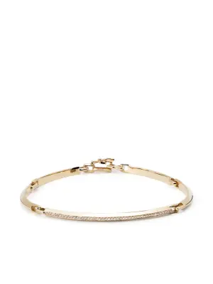 Браслет из желтого золота с бриллиантами