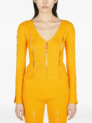 кардиган в рубчик