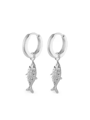 Серьги-кольца Sea Bass