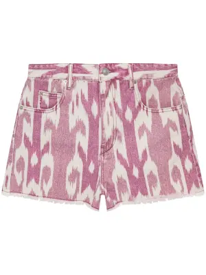 Шорты с абстрактным узором