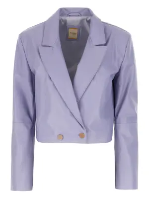 укороченный двубортный пиджак