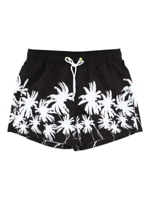 Плавки-шорты с принтом