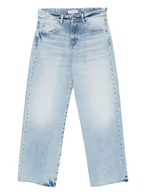 Джинсы с бахромой