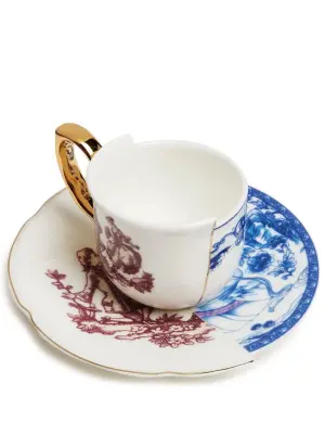 Кофейная чашка с блюдцем Hybrid Eufemia