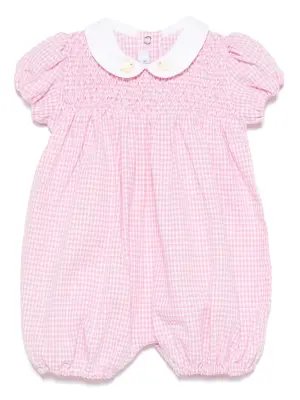 Короткий комбинезон в клетку