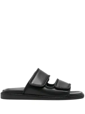 Сандалии с плетеными ремешками