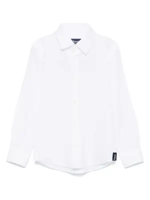 Рубашка с нашивкой-логотипом