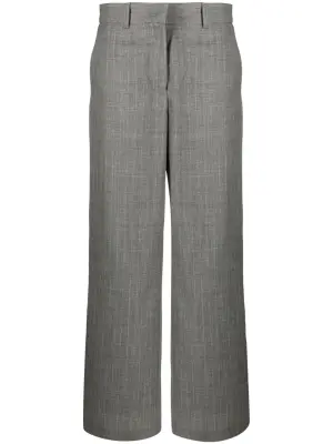 Шерстяные брюки строгого кроя