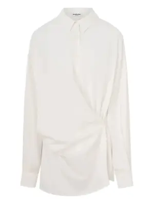 Драпированная рубашка