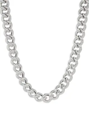 Массивное серебряное колье