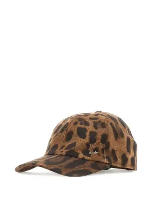 Бейсболка с леопардовым принтом