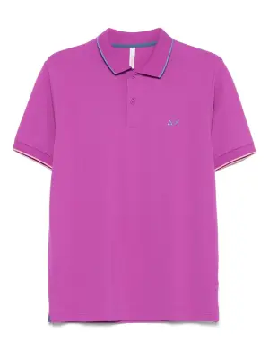 Рубашка поло с контрастной отделкой