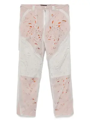 Брюки с лазерами