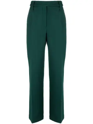 Широкие брюки в ломаную клетку