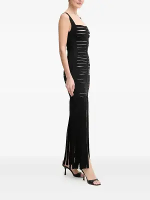 Платье с бахромой