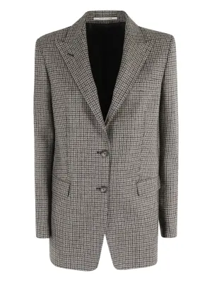 Пиджак в ломаную клетку
