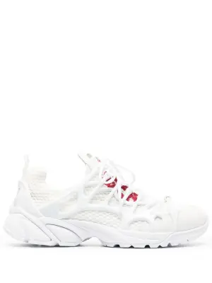 Кроссовки со вставками