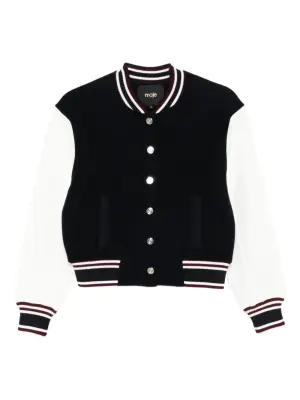 Шерстяной бомбер