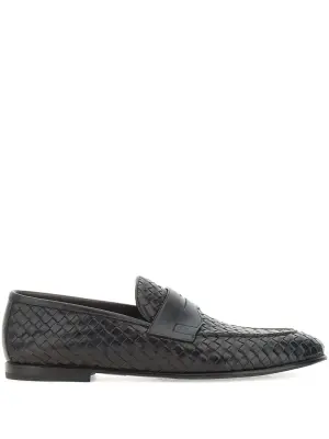 Плетеные лоферы