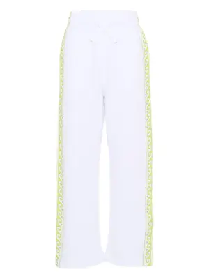 Брюки с принтом "волна"