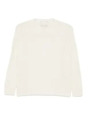 Свитер с декоративной строчкой